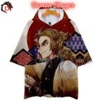 T-shirt Demon Slayer Kyojuro Capuche