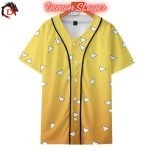 T-shirt Demon Slayer Zenitsu Baseball