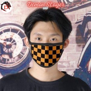 Masque Covid Demon Slayer Tanjiro Orange