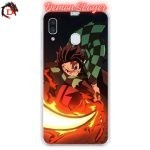 Coque Samsung Demon Slayer Tanjiro Sabre de Feu