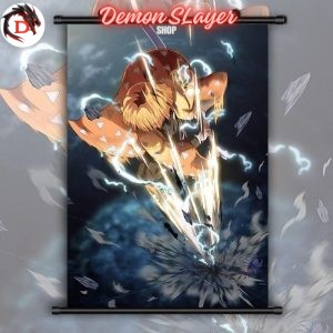Poster Demon Slayer Zenitsu Sixfold